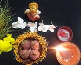 A picture of step 3 of Coconut modak.