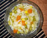 صورة لخطوة 3 من وصفة شوربة الخضار بالشعيرية vegetables soup