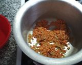 A picture of step 1 of Red Lentil with bottle gourd.