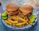 A picture of step 9 of Potato Filled Chicken Cheese Burger.