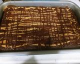 A picture of step 2 of Reese Cup Brookies.