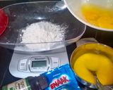 Foto langkah ke 1 dari resep Brownis kukus pandan.