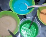 Foto langkah ke 8 dari resep Rainbow cake 2 telur.