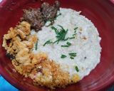 Foto langkah ke 7 dari resep Bubur ayam dari sisa nasi.