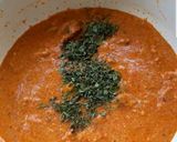 A picture of step 6 of Butter Chicken Bunny Chow.