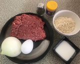 A picture of step 1 of Hambagu ~Japanese-Style Hamburger~.