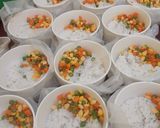 Foto langkah ke 9 dari resep Shogayaki Chicken Sesame Rice Bowl (Ayam Tumis Jahe Kecap dengan Wijen).