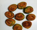 तिरंगा स्पाइसी भाकरवड़ी(Tirangaa spicy bhakarwadi recipe in Hindi) रेसिपी चरण 6 फोटो