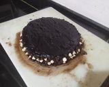 A picture of step 6 of Double Chocolate Truffle Cake.