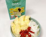 Foto langkah ke 3 dari resep Sarapan Diet : Tropical Chia Seed Oatmeal Nanas Kelapa (199 kkal).