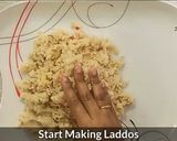 A picture of step 7 of Rava ladoo | Easy rava ladoo Recipe | Instant ladoo |.