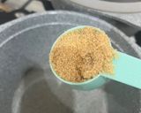 A picture of step 1 of Cinnamon Simple Syrup.