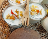 Foto del paso 3 de la receta: Yogurt casero de plátano 🍌 y coco 🥥 (Panificadora Lidl)