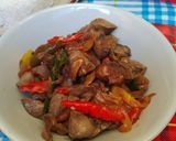Foto langkah ke 5 dari resep Oseng ati ampela.