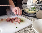 Foto del paso 3 de la receta: Croquetas de patata, espinacas y jamón serrano (con queso curado)