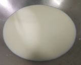 A picture of step 1 of Milk Cake with Alum Powder.