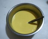 A picture of step 1 of Idli style dhokla with chinese stuffing.
