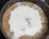 A picture of step 6 of Chikoo kesari.