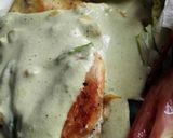 A picture of step 3 of Chicken Breasts in Anaheim Green Chile Cream Sauce.