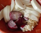 Hagymás füstös karaj recept fázis 2 fotója