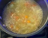 A picture of step 3 of Chicken Noodle Soup.