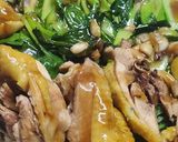 Hình bước làm 4 của món Cải thìa mix thịt gà