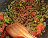 A picture of step 4 of Beans sabji.
