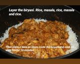 A picture of step 6 of Bombay Biryani.