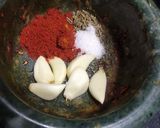 A picture of step 1 of Galka besan ganthiya sabji.