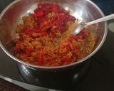 A picture of step 1 of Red mirchi achar.
