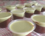 Foto langkah ke 6 dari resep Puding Coklat Matcha.
