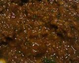 A picture of step 2 of Pasta with Sicilian pesto.