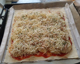 Foto del paso 10 de la receta: Pizza de hojaldre con berenjena y pollo