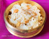 A picture of step 7 of Suji ka halwa.