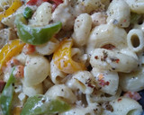 হোয়াইট সস চিকেন পাস্তা (White sauce chicken pasta recipe in Bengali) রেসিপি ধাপ - 5 ছবি