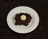 A picture of step 8 of Chocolate Cookies with a White Chocolate Truffle Filled Center.