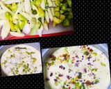 A picture of step 3 of Kashmiri malai rabdi.