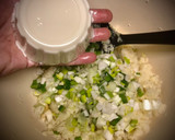Foto del paso 15 de la receta: Coliflor: cous cous falso con manzana y zanahorias, base de pizza & tortitas con queso fresco