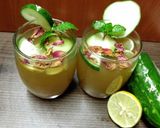 A picture of step 3 of Green zen blossom elixir.