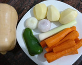 Foto del paso 1 de la receta: Crema de zanahoria y calabaza