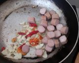Foto langkah ke 4 dari resep Tumis Jamur Enoki Saus Barbeque.