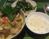 Hình bước làm 7 của món Cà ri xanh Thái Lan (Thai Green Curry with Chicken)