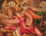 Foto langkah ke 4 dari resep Udang Tahu Saus Asam Manis.