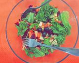 A picture of step 6 of Chick pea Salad.