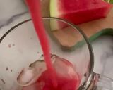 A picture of step 5 of Minty Watermelon Gond Katira Lemonade Fizz.