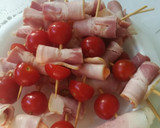 Foto del paso 2 de la receta: Brocheta de langostino y bacon