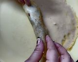 A picture of step 4 of Spinach paneer Crepe.