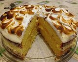 Citromtorta Lemon Curddel és Citromos Habcsókkrémmel 🍋 recept fázis 17 fotója