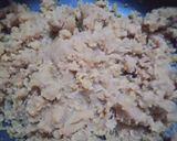 A picture of step 1 of Mava ladoo.