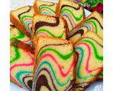 Foto langkah ke 9 dari resep Bolu Macan Rainbow.